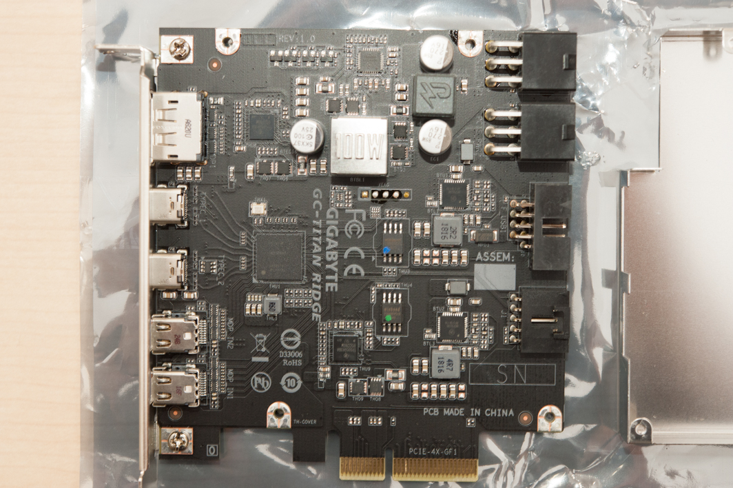 PRIME Z390-Aに取り付けたGC-TITAN RIDGEがWindows10で認識された