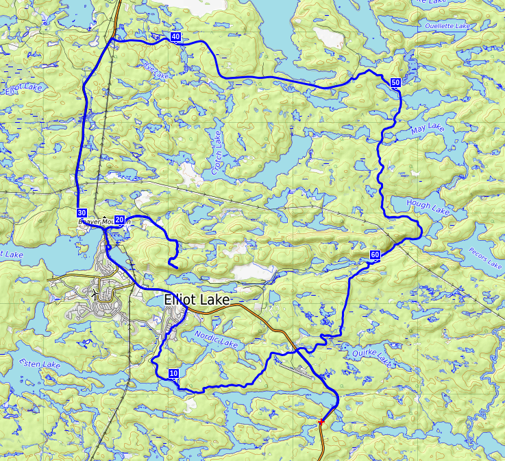 Out 4 a Rip! Espanola Rail Trail and Elliot Lake