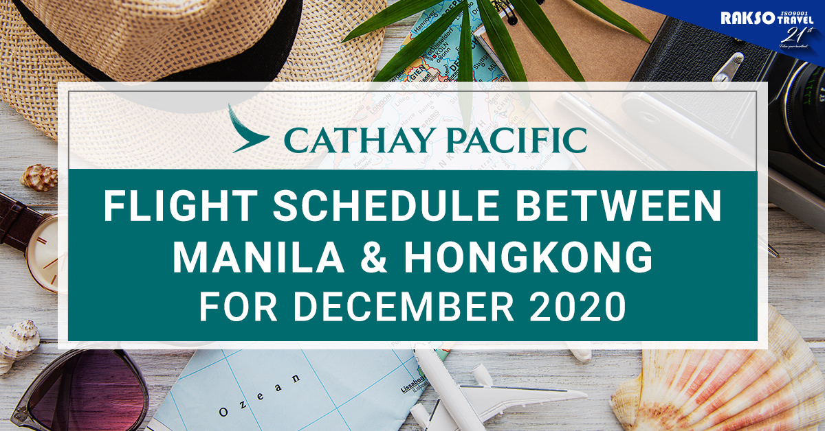 [TRAVEL ADVISORY] Cathay Pacific Flight Schedule between Manila & Hong