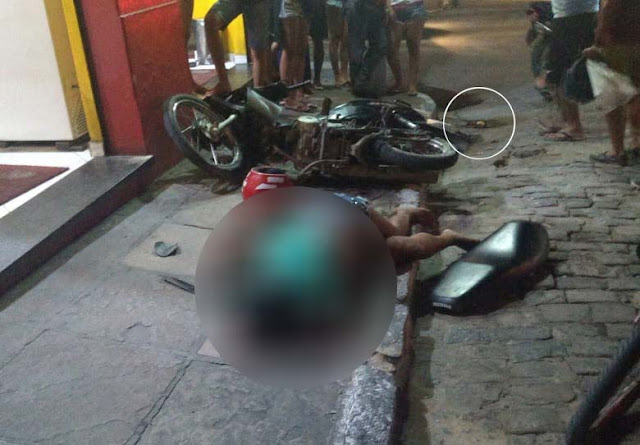 Mulher com sinais de embriaguez se envolve em acidente com moto em Jacobina