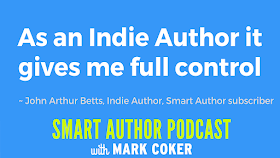 image reads:  "As an Indie Author it gives me full control"