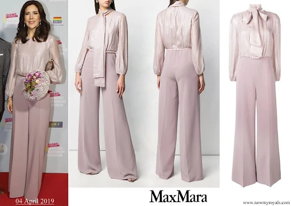 Crown Princess Mary wore Max Mara Leonida jumpsuit