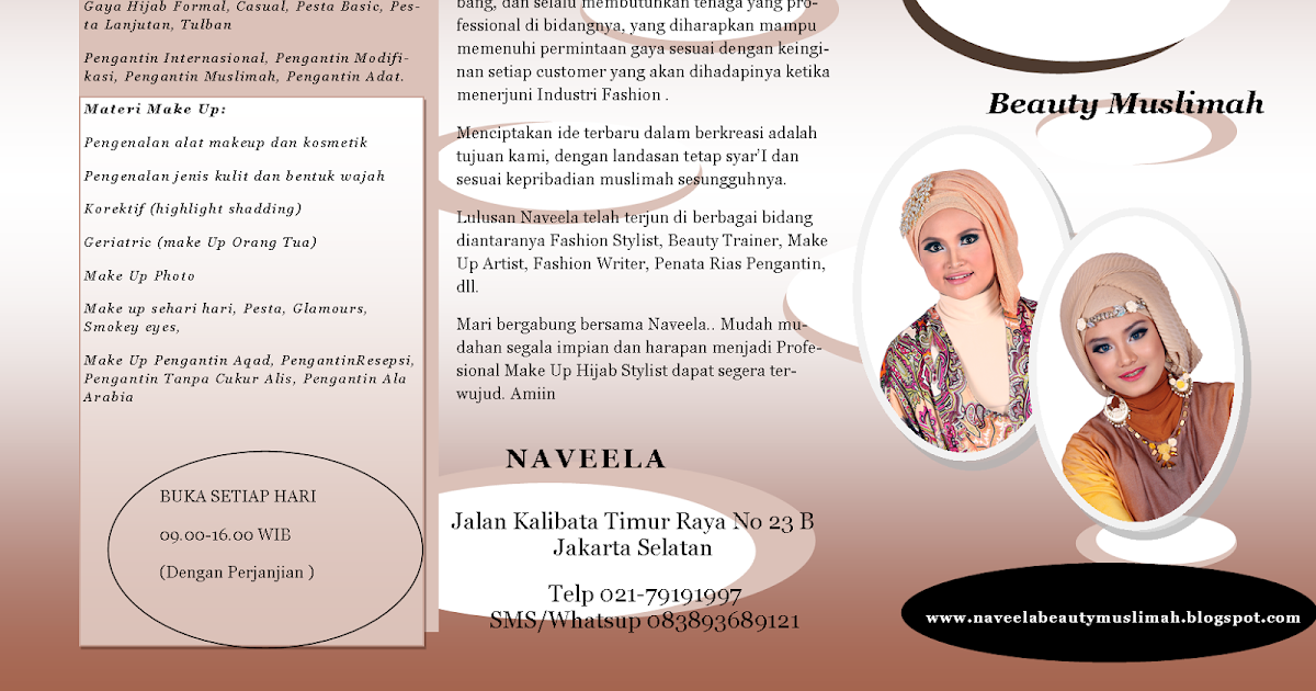 Contoh Brosur Make Up Modif B Contoh Brosur Make Up Modif B