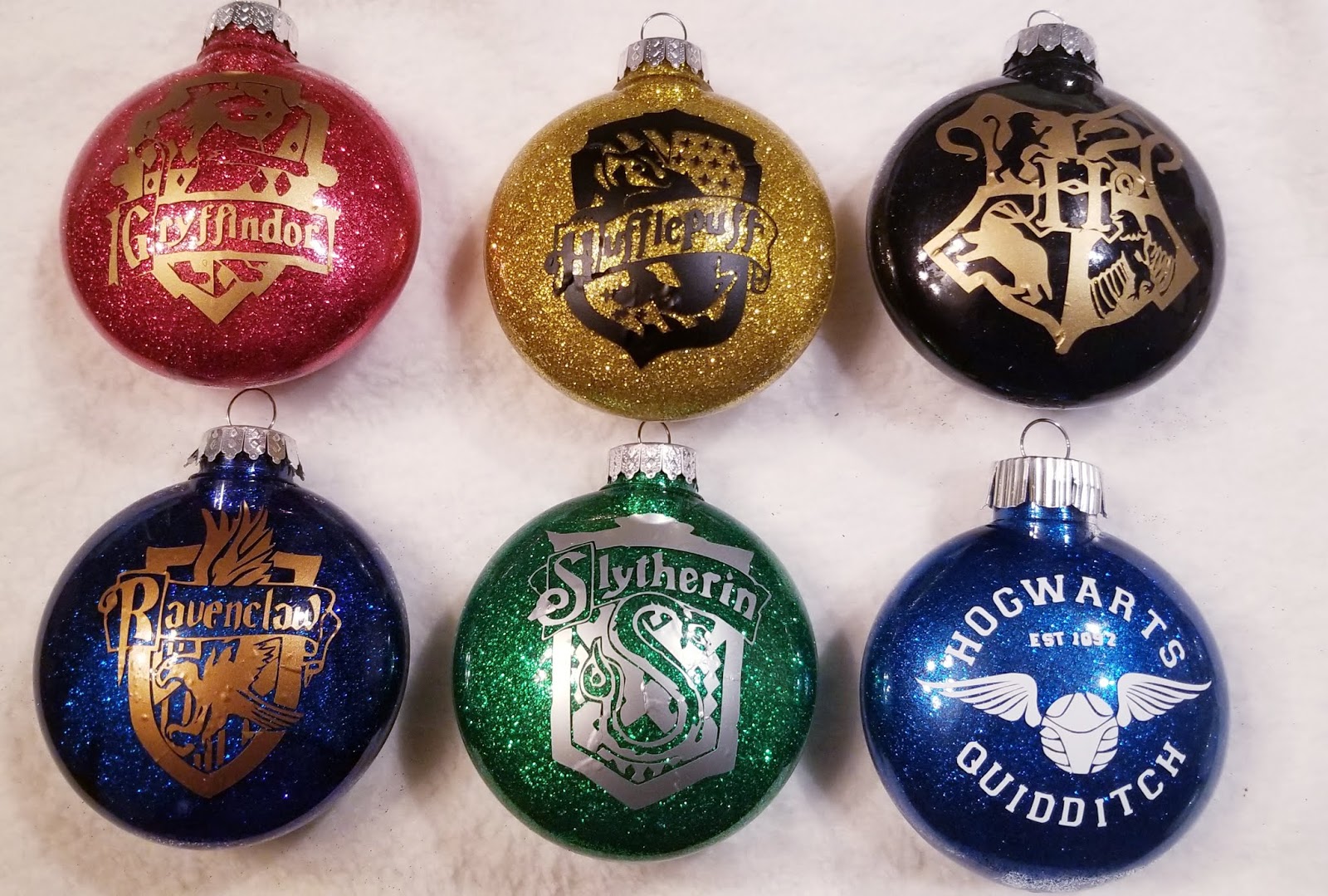 Fields Of Heather: Harry Potter Christmas Ornaments With Cricut (Free SVGS)