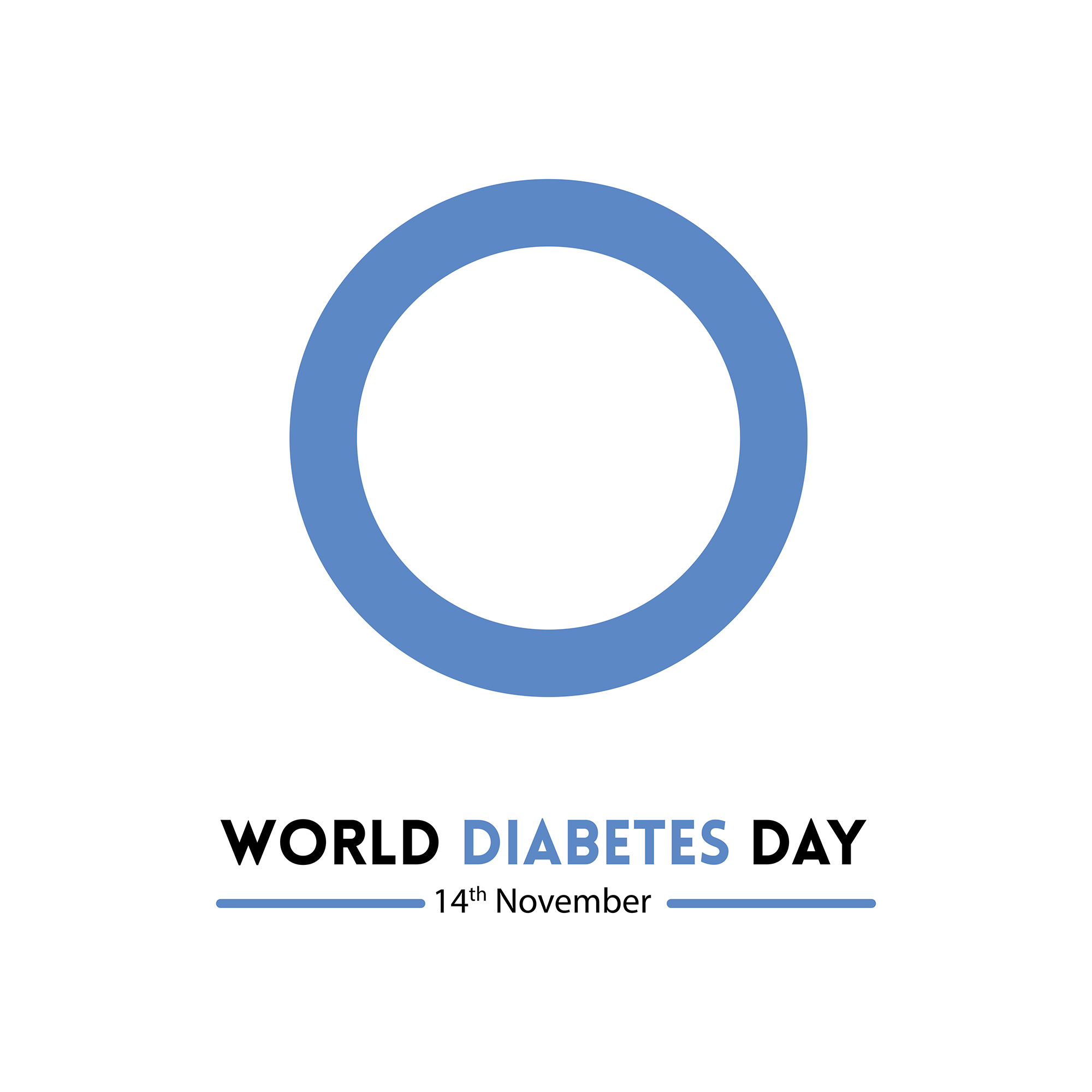 World Diabetes Day vector illustration for free download