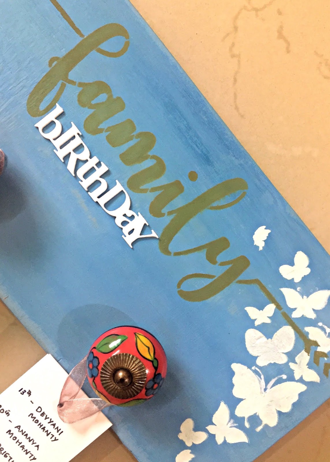 craftreat family birthday calendar with craftreat stencils family birthday calendar with craftreat