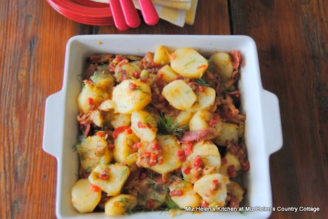 Bacon Dilly Potatoes at Miz Helen Country Cottage