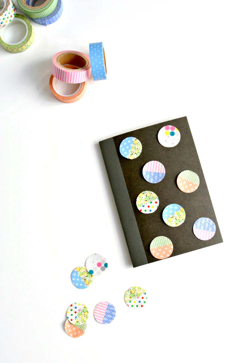 DIY washi tape stickers BURKATRON