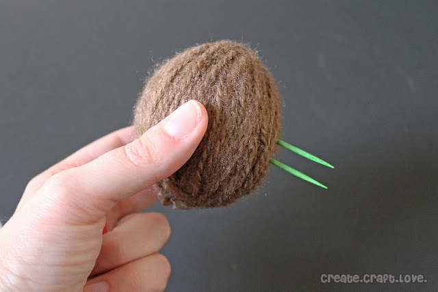 attach foam balls with toothpicks