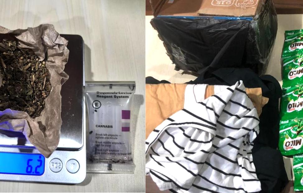 Modus Ganja Dalam Kerah Baju, Isi Paket dari Batam Tujuan Lombok Modus Ganja Dalam Kerah Baju, Isi Paket dari Batam Tujuan Lombok