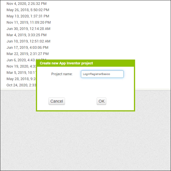 VaidrollTeam: LOGIN Y REGISTRAR - MIT App Inventor 2