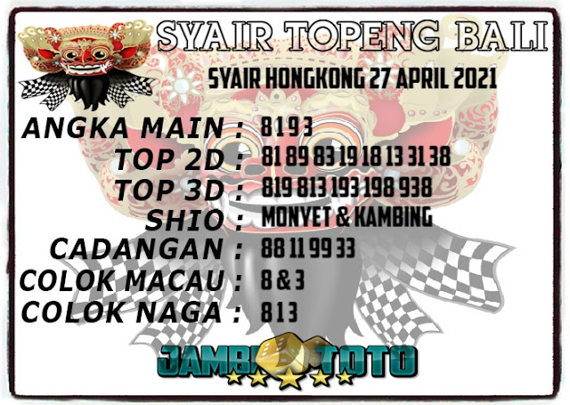 Syair togel hongkong hari ini Prediksi Togel