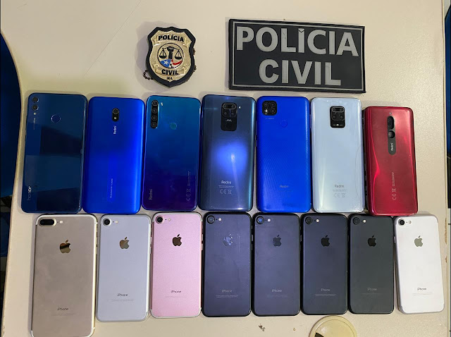 Policia recupera celulares roubados de loja de departamentos em São Luís