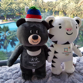 Soohorang (수호랑) & Bandabi (반다비) Pyeongchang Winter Olympics & Paralympics 2018