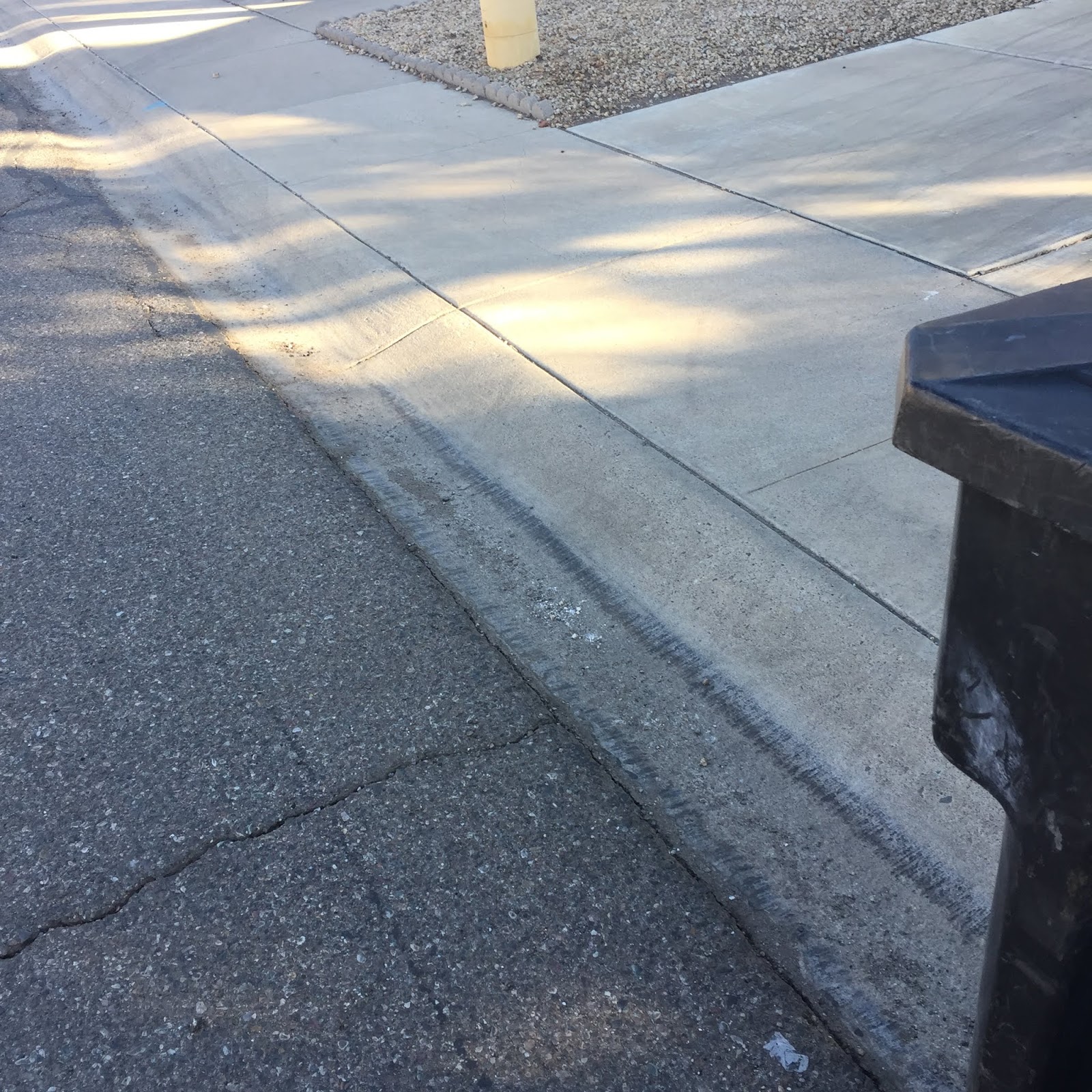 History Adventuring The rolled curbs of Phoenix, Arizona