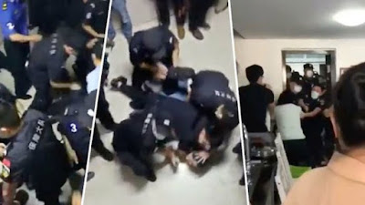 Polisi PKT Dengan Kekerasan Menggerebek Gereja, Menyeret Para Jemaat (Video)