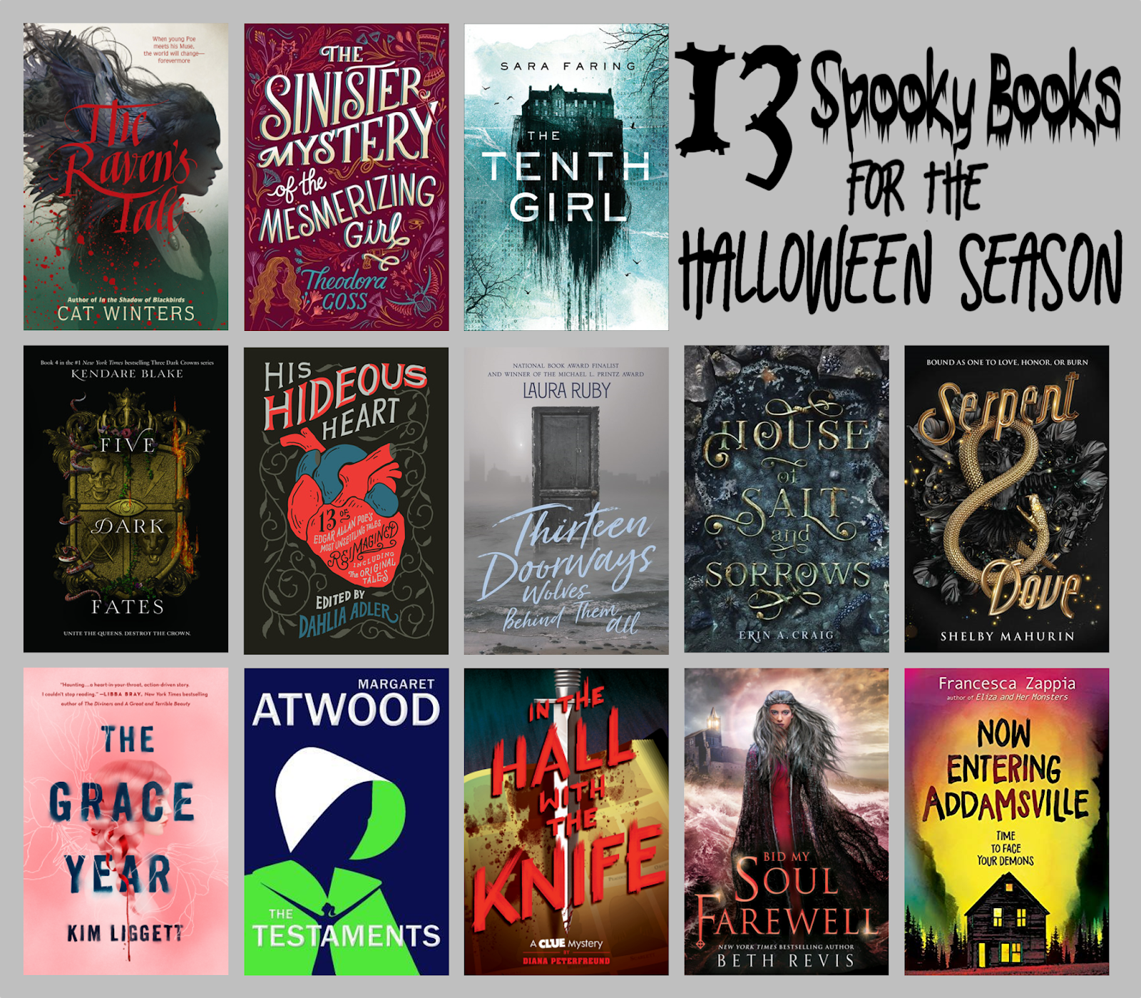 Intellectual Recreation: 13 Spooky Reads for the Halloween Season