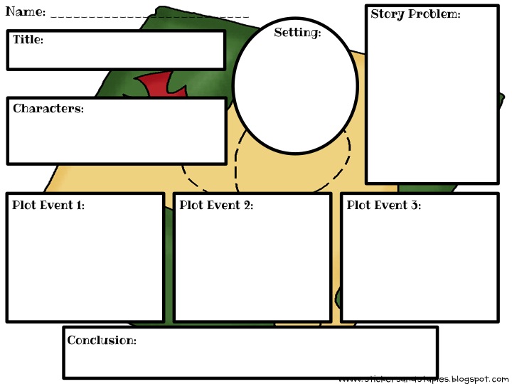 stickers and staples Story Map