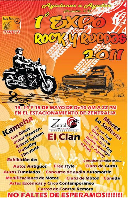 flyer  Expo Rock y Ruedas 2011
