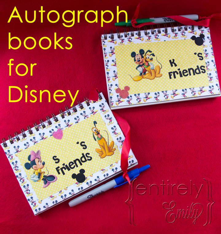 Autograph Books For Disney World
