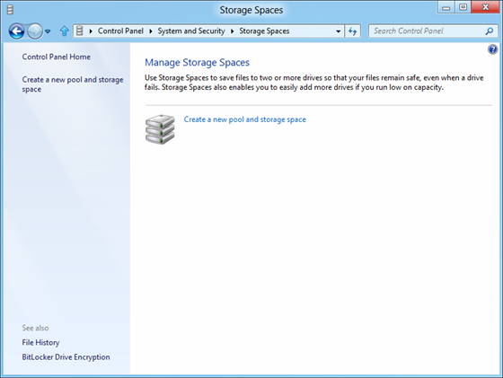 Windows10のストレージスペース