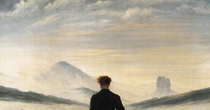Der Mann über Dem Nebelmeer LOS PINTORES MÁS IMPORTANTES: CASPAR DAVID FRIEDRICH (1774 - 1840)