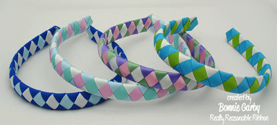 Really Reasonable Ribbon Blog: Woven Ribbon Headband Tutorial