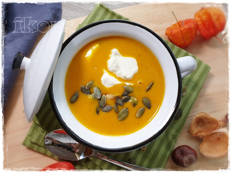 Kochen....meine Leidenschaft : Herbstliche Kürbissuppe