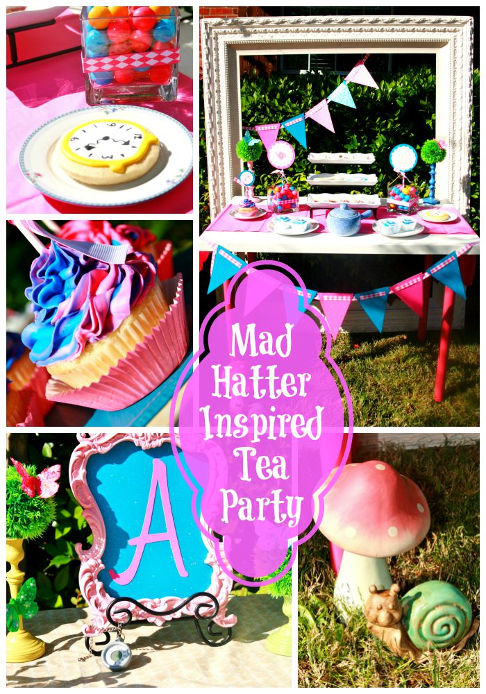 Mad Hatter Inspired Garden Tea Party | my life homemade