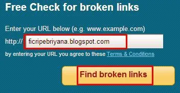 Cara Cek Broken Link Pada Blog