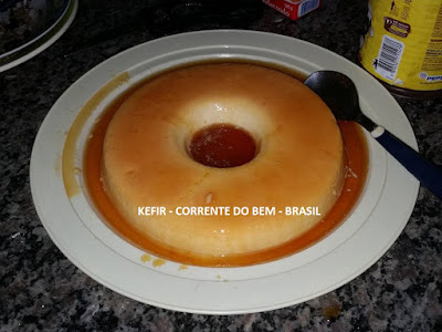 Pudim de Leite Condensado com Kefir de Leite Pudim de Leite Condensado com Kefir de Leite