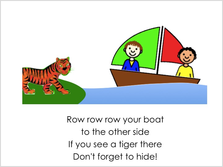 All Play On Sunday Row Row Row Your Boat Song Cards all-play-on-sunday-row-row-row-your-boat-song-cards