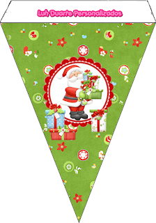 Banderines con Búhitos de Navidad. Christmas Owl Banners.