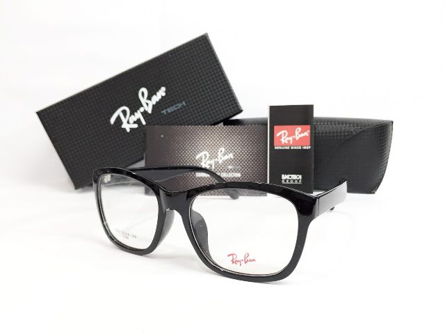 Frame Kacamata Minus Rayban 5333 Hitam Glossy
