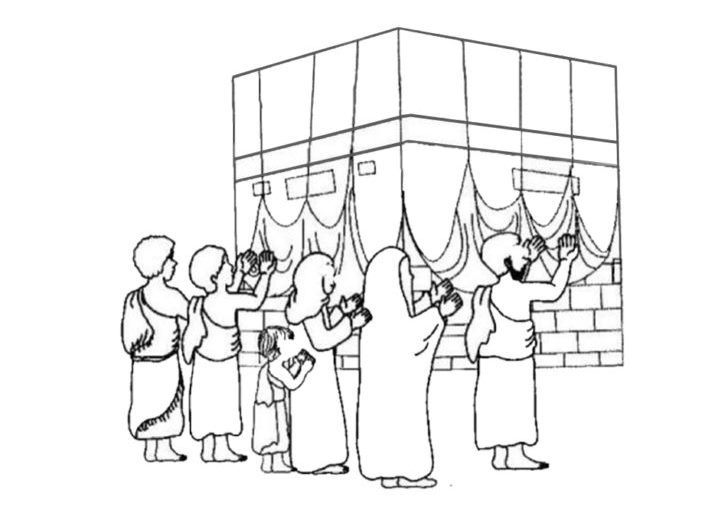 gambar mewarnai anak muslim ka bah