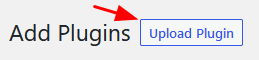 WordPress plugin upload button