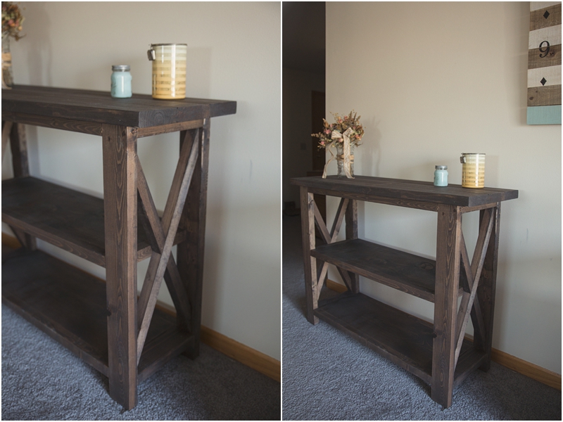 Rustic Wood "X" Table Sweet Tea Furnishings