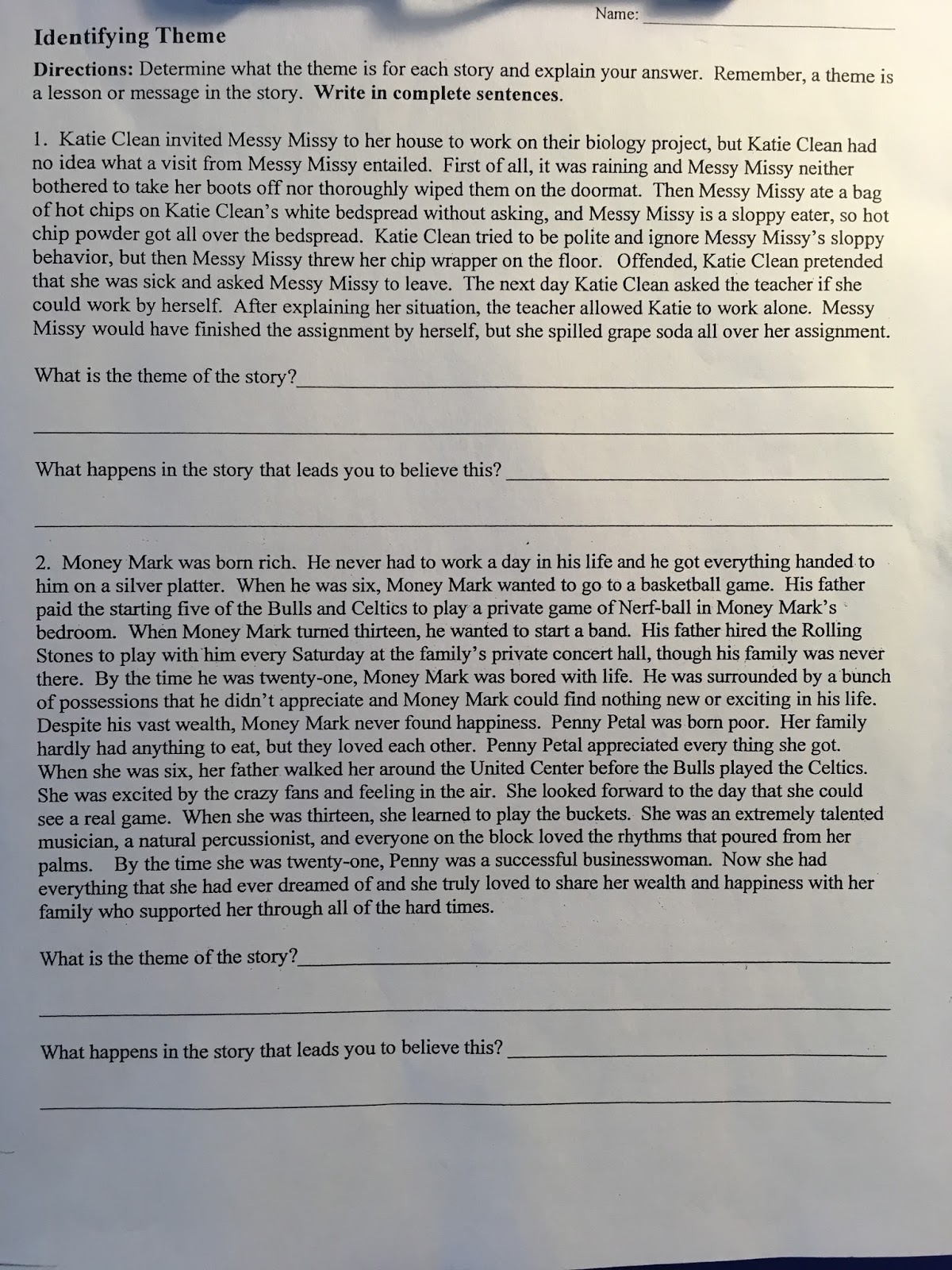 Mr. Trumble’s Blog: Day 24: 10/10/17 - D Day: Identifying Mood, Tone
