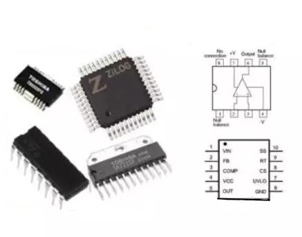 Gambar dan simbol IC Integrated circuit