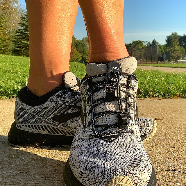 Lock Laces Original™ in action on my run this week!