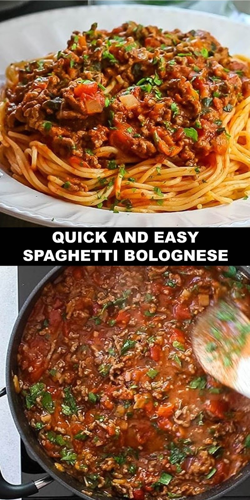 Quick & Easy Spaghetti Bolognese Believe the Taste!