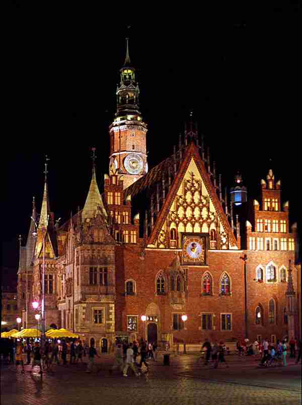 Town hall in Wrocław, Poland
