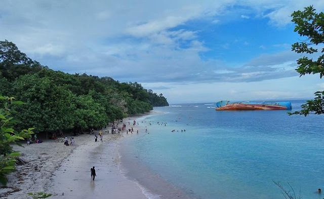 Pantai Pangandaran, Ciamis Jawa Barat Sunsetnya Sangat Indah