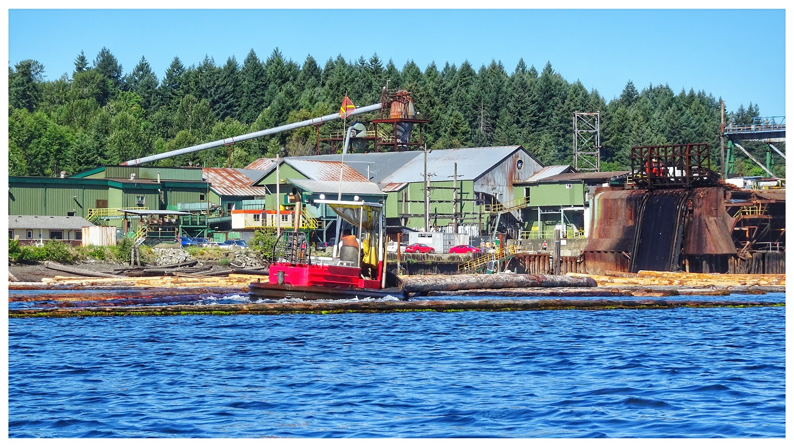 Kayaking, Biking, and Walking k170718 Ladysmith Boom Boats and Boat