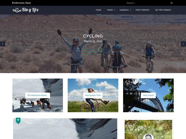 Blog Lite WordPress Teması