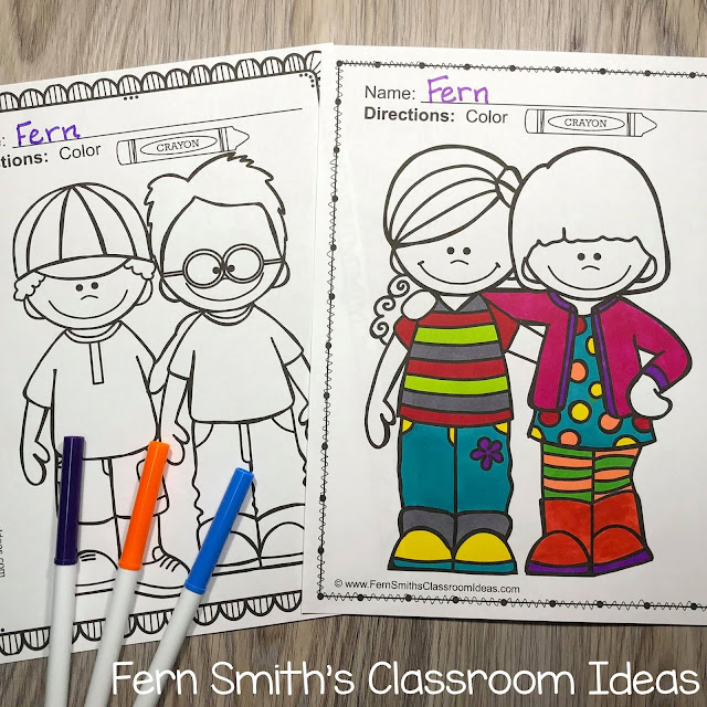 Click Here for These 75 Cute Back to School Students Coloring Pages