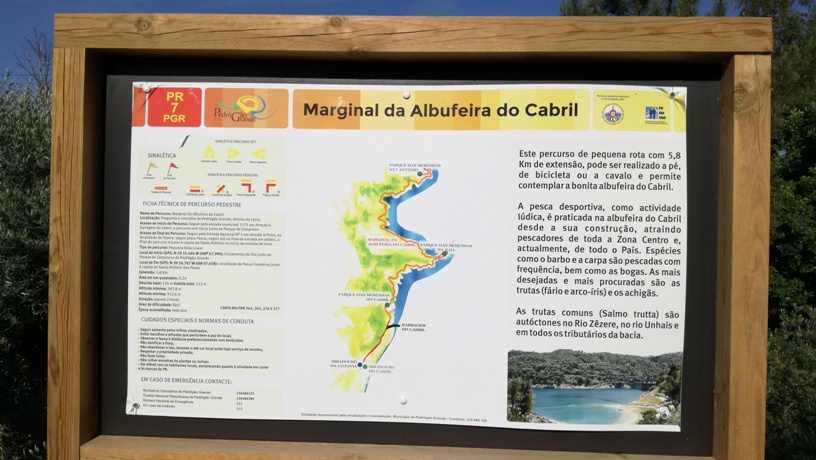 Percurso Pedestre marginal da Albufeira do Cabril Percurso Pedestre marginal da Albufeira do Cabril