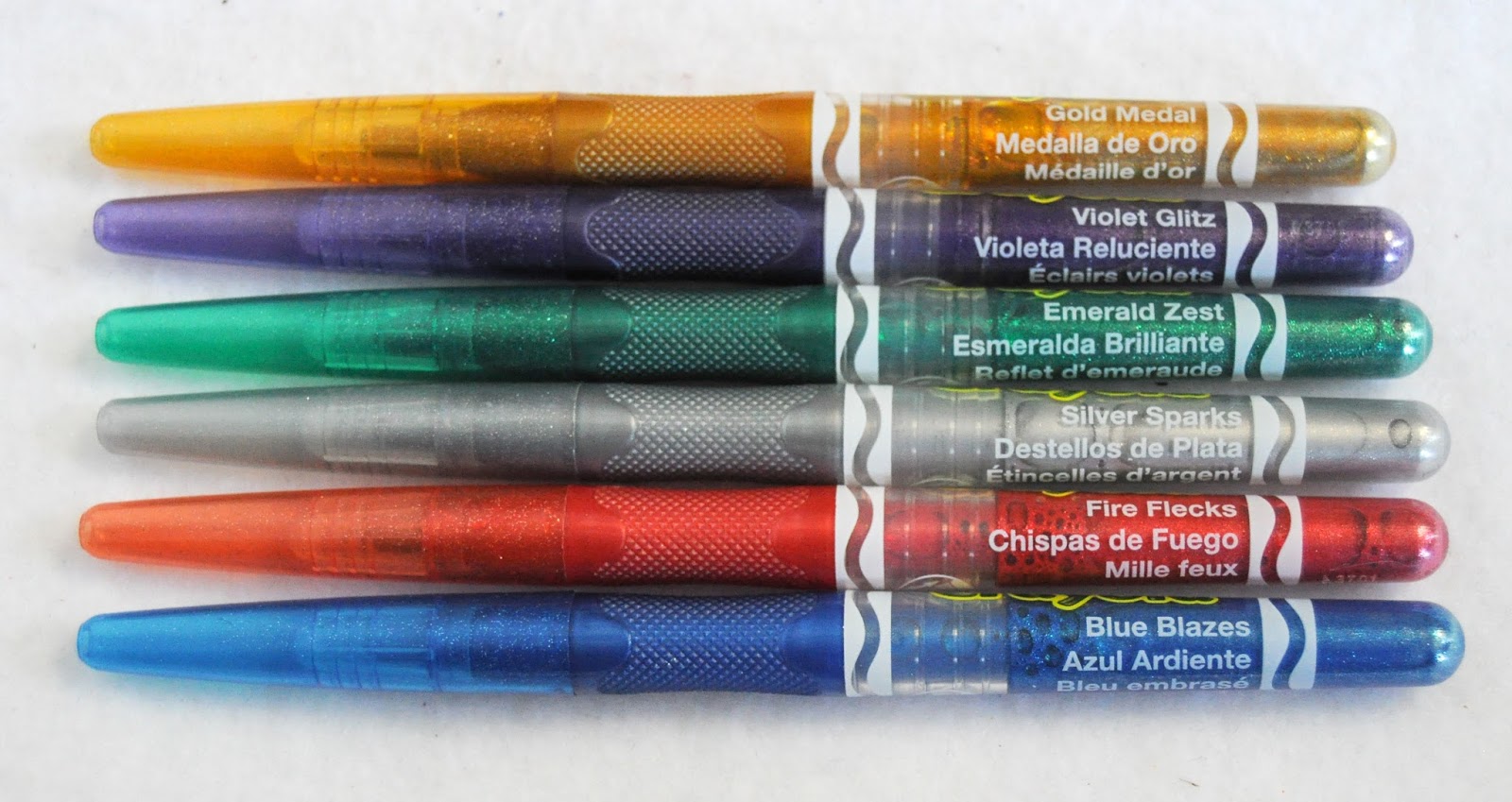 6 Count Crayola Glitter Markers: What's Inside the Box