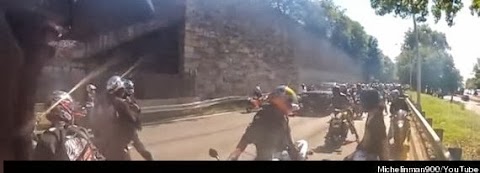 Video: New York Bikers Assault SUV Driver