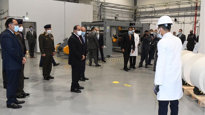Egyptian President opens MEA's largest technological center